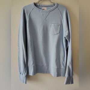 Todd Snyder x Champion Light Blue Crewneck Pocket Pullover Sweatshirt Large